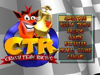 une photo d'Ã©cran de Crash Team Racing sur Sony Playstation